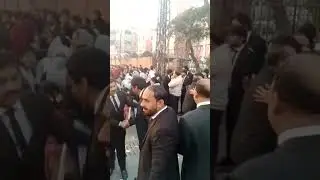 Elections Làhore Bar Association Heavy firing by the supporters of winning candidates.
