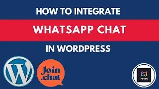 P CODE | WORDPRESS TUTORIALS | How To Integrate Whatsapp Chat In Wordpress