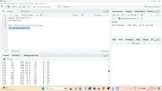 How to Remove NA VALUES in R data set || Missing values ​​in R || Super Vision || monalisa hati