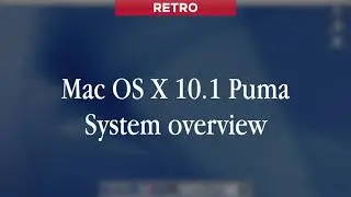 Mac OS X 10.1 Puma (Apple macOS history)