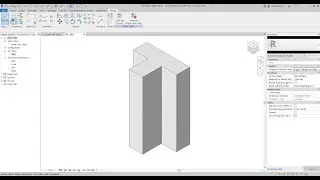 How to create the T-column in Revit 2021