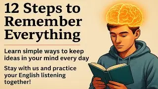 12 Steps to Remember Everything | Boost Your Memory| Improve Your English ✅️