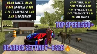 BMW M4 F82 GEARBOX SETTING 8 SEC  | CAR PARKING MULTIPLAYER