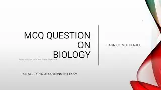 MCQ QUESTION ON BIOLOGY part 1 #ssc #class12biology  #class11biology