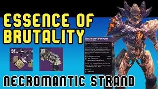 Destiny 2 - Necromantic Strand Location - Essence of Brutality quest (Shadowkeep)