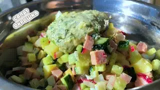 (нет ОКРОШКЕ) Уж очень вкусный и простой САЛАТ  | Салат окрошка(простой рецепт)