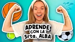 Sports for Kids | Learn with Miss Alba | Sports for Toddlers in Spanish