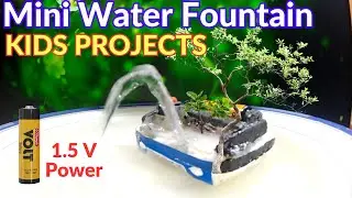 Mini Water Fountain Making | DIY Science Project for Kids