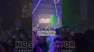 No sufrire por nadie en vivo! 🔥