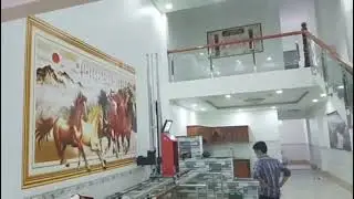 Practical application case of wall printer
