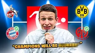 MY BUNDESLIGA FINAL WEEK PREDICTION.