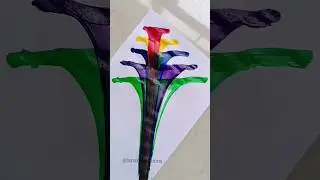 Reverse Thread Art 💜| String pull Art 😍 #bmartcreations #shorts #youtubeshorts #art #creative #diy