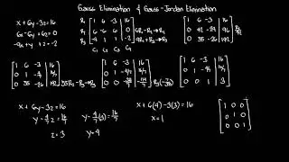 Gauss Elimination and Gauss-Jordan Elimination | Numerical Methods