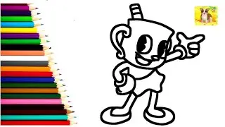 Как нарисовать Cuphead.Просто рисовать Cuphead