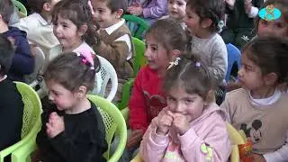 Кукольный спектакль в детском саду Ниноцминды.  Տիկնիկային ներկայացում Նինոծմինդայի մանկապարտեզում