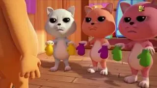 Tres Pequeños Gatitos | Canciones Infantiles en Español | Three Little Kittens | Kids Rhyme