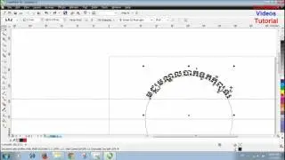 How to created Fit Text To Path  with CorelDraw CS6 | CorelDraw Videos Tutorial