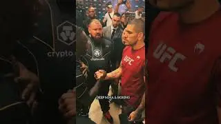Israel Adesanya & Alex Pereira Showing Respect backstage post 