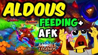 ALDOUS FEEDING + AFK 500 STACKS MLBB - Mobile Legends