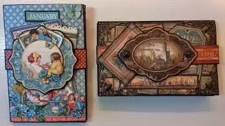 6x4 Mini Album Booklets Ideas featuring Graphic 45 Cityscapes and Children's Hour
