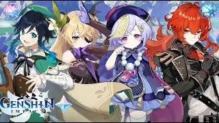 FINAL REROLLS 25 Multis 5 Accounts | Genshin Impact
