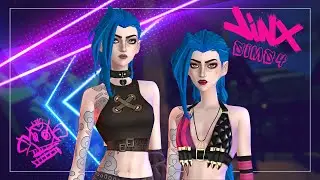 Джинкс 💎 Аркейн/Arcane • Симс 4 CAS
