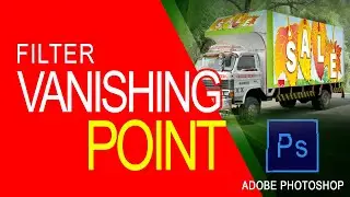 How to use Vanishing point Filter I Perspective Text/images in Adobe Photoshop-Urdu/Hindi