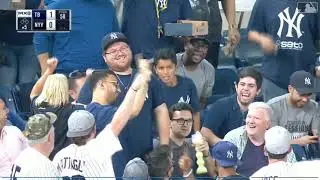 TB vs NYY - Caught HR Ball / Throw Back (HD Re-upload)