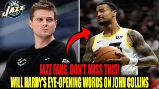 JAZZ FANS, DON’T MISS THIS! WILL HARDY’S EYE-OPENING WORDS ON JOHN COLLINS