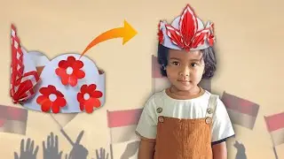 Topi Karnaval 17 Agustus | Mahkota Merah Putih | Semarak HUT RI