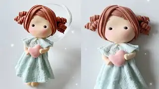Doll Making Tutorial with Air Dry Clay | Handmade Doll
