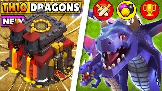 New Th10 DRAGON attack strategy | No one uses Best town hall 10 dragons