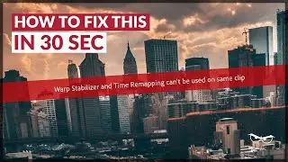 How to Use Warp Stabilizer and Slowmotion on the Same Clip! (Premiere Pro 2022)