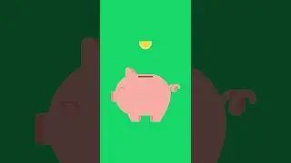green screen piggy bank|coins falling|