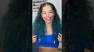 Inspiração de penteado fácil e rápido! 💗 #cachos #penteadoscachos #penteados #cabelo #cacheadas