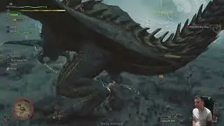 Axel and Sokai vs Rey Dau (MH Wilds beta, day 1)
