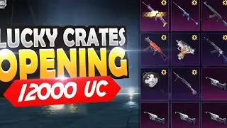 LUCKY CRATE OPENING IN 12000UC | 8 UPGRADED GUNS | PUBG MOBILE LUCKY SPIN