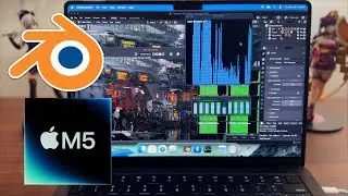 Is 16GB of Ram Enough For Blender with the M5 MacBook Pro?