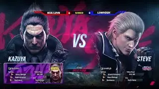 Tekken 8 | Boa Luvb  (Kazuya) VS LowHigh (Steve)  Ranked Match