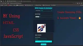 ✨ Create & Animate SVG Graphics with HTML, CSS & JavaScript (2025) | Full Code