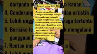 fakta unik orang KIDAL‼️#taukahkamu #faktaunik #shorts #subscribe #kidal