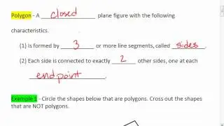 1.6 (1 of 4) Polygons Definition, Convex and Concave