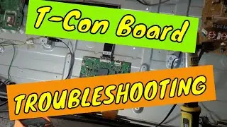Backlight but No Video troubleshooting. Samsung UN60FH6200 T-Con