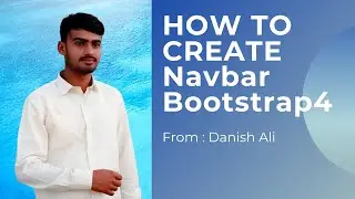 How to Create Navbar in Bootstrap4