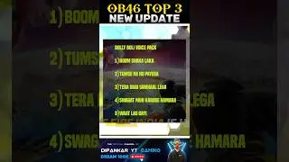 Ob46 Update Upcoming New Hindi Voice Pack 🥳 #shorts #freefire #gaming #viral