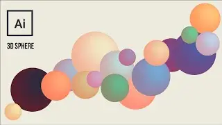 How to Create 3D Sphere ⚪️ in Adobe Illustrator