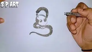 How To Draw Skeloton Head Tattoo Design