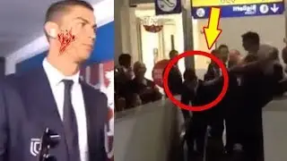 CRISTIANO RONALDO Attacked By A Parma Supporter Before The Match ! 😱