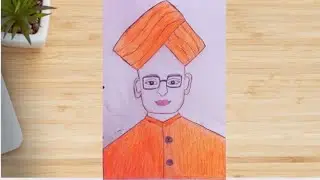how to draw Dr. Sarvepalli Radhakrishnan for happy teachers day special drawing for beginners