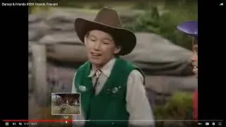 Barney and Kids from Howdy Friends (1998) Sing and Dance to Shake Your Dragon Tail